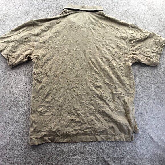 Vintage Warner Bros Men Mr. Golf Guru Polo Shirt Medium Short Sleeve Tan Classic - Picture 11 of 11
